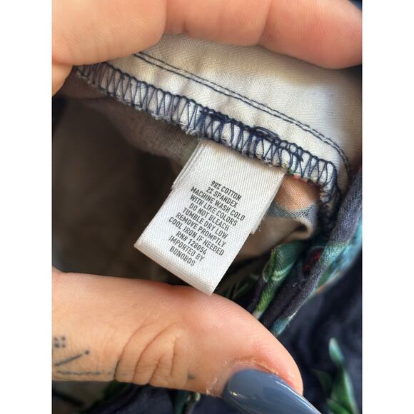 Bonobos Tropical Parakeet Leaf Print Chino Short 9" Inseam Mens W33 - Picture 4 of 6